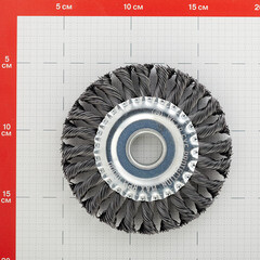 Корщетка для УШМ и УПМ Debever витая жесткая радиальная d125х22 мм сталь - фото 2