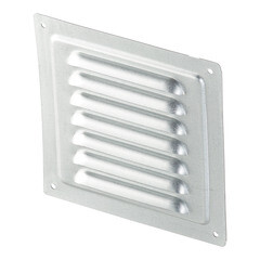 Решетка вентиляционная стальная Ore 125х125 мм без покрытия - фото 1