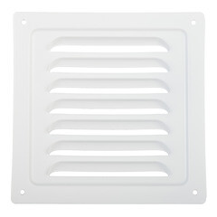 Решетка вентиляционная стальная Ore 125х125 мм белая - фото 4