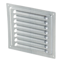 Решетка вентиляционная стальная Ore 150х150 мм без покрытия - фото 1