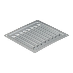 Решетка вентиляционная стальная Ore 150х150 мм без покрытия - фото 2