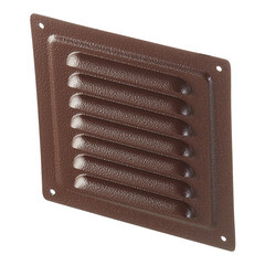 Изображение товара Решетка вентиляционная стальная Ore 125х125 мм коричневая
