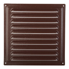 Решетка вентиляционная стальная Ore 195х195 мм коричневая - фото 4