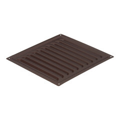 Решетка вентиляционная стальная Ore 195х195 мм коричневая - фото 3