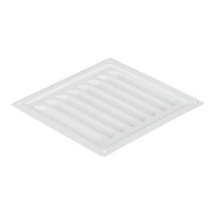 Решетка вентиляционная стальная Ore 150х150 мм белая - фото 3