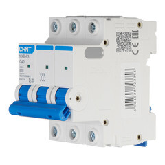 Автоматический выключатель модульный Chint NXB-63 3P 40А тип C 6 кА 400 В (814174) - фото 3