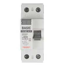 УЗО EKF Basic ВДТ-40 63А 1P+N тип AC 300 мА 4,5 кА (elcb-2-63-300e-sim)