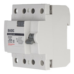 УЗО EKF Basic ВДТ-40 25А 3P+N тип AC 30 мА 4,5 кА (elcb-4-25-30e-sim) - фото 3