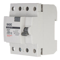 УЗО EKF Basic ВДТ-40 63А 3P+N тип AC 30 мА 4,5 кА (elcb-4-63-30e-sim) - фото 3