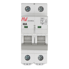 Изображение товара Выключатель нагрузки EKF Averes AVN 2P 40А 230 В на DIN-рейку (avn-2-40-av)