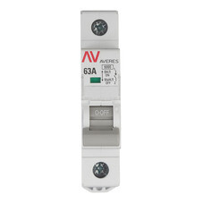 Выключатель нагрузки EKF Averes AVN 1P 63А 230 В на DIN-рейку (avn-1-63-av)