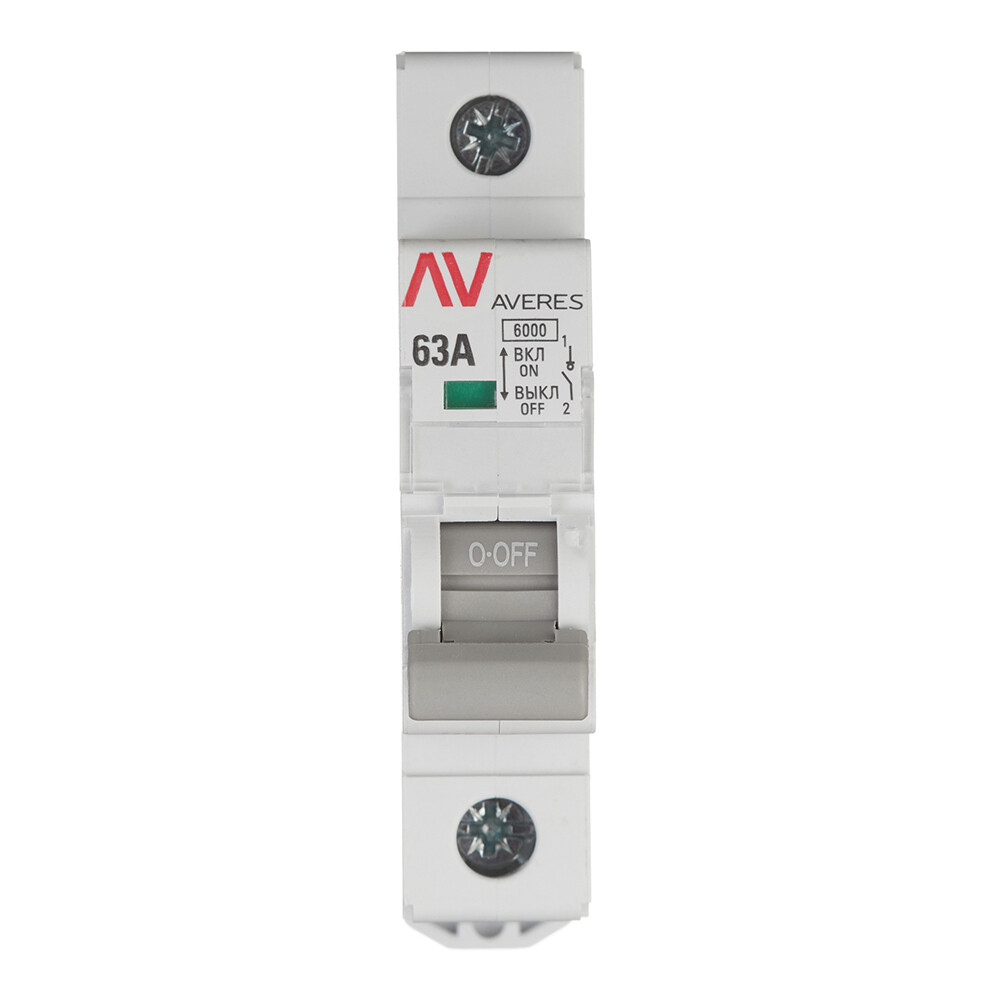 Изображение товара Выключатель нагрузки EKF Averes AVN 1P 63А 230 В на DIN-рейку