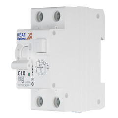 Автомат дифференциальный КЭАЗ OptiDin D63 10А 1P+N тип AC 30 мА 4,5 кА (328097) - фото 3