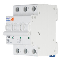 Автоматический выключатель модульный КЭАЗ OptiDin BM63 3P 50А тип C 4,5 кА 230/400 В (326817) - фото 5