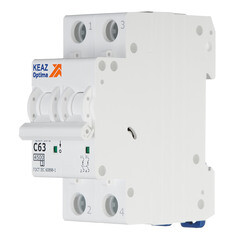 Автоматический выключатель модульный КЭАЗ OptiDin BM63 2P 63А тип C 4,5 кА 230/400 В (326809) - фото 5