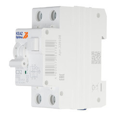 Автомат дифференциальный КЭАЗ OptiDin D63 32А 1P+N тип AC 100 мА 4,5 кА (328108) - фото 2