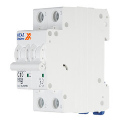 Автоматический выключатель модульный КЭАЗ OptiDin BM63 2P 10А тип C 4,5 кА 230/400 В (326802) - фото 2