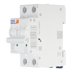 Автоматический выключатель модульный КЭАЗ OptiDin BM63 2P 20А тип C 4,5 кА 230/400 В (326804) - фото 3