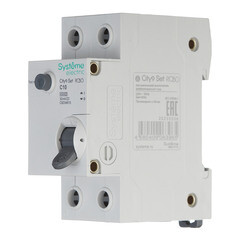 Автомат дифференциальный Systeme Electric City9 Set АВДТ 10А 1P+N тип AC 30 мА 4,5 кА (C9D34610) - фото 3