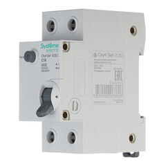 Автомат дифференциальный Systeme Electric City9 Set АВДТ 16А 1P+N тип AC 30 мА 4,5 кА (C9D34616) - фото 2