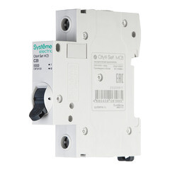 Автоматический выключатель модульный Systeme Electric City9 Set 1P 20А тип C 4,5 кА 230 В (C9F34120) - фото 3