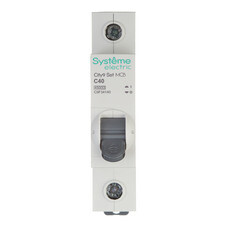 Автоматический выключатель модульный Systeme Electric City9 Set 1P 40А тип C 4,5 кА 230 В (C9F34140)
