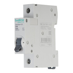 Автоматический выключатель модульный Systeme Electric City9 Set 1P 40А тип C 4,5 кА 230 В (C9F34140) - фото 3