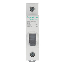 Автоматический выключатель модульный Systeme Electric City9 Set 1P 50А тип C 4,5 кА 230 В (C9F34150)