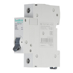 Автоматический выключатель модульный Systeme Electric City9 Set 1P 63А тип C 4,5 кА 230 В (C9F34163) - фото 3