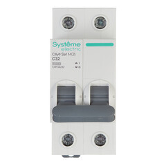 Автоматический выключатель модульный Systeme Electric City9 Set 2P 32А тип C 4,5 кА 230 В (C9F34232)