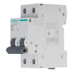 Автоматический выключатель модульный Systeme Electric City9 Set 2P 32А тип C 4,5 кА 230 В (C9F34232) - фото 3