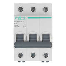 Автоматический выключатель модульный Systeme Electric City9 Set 3P 40А 4,5 кА 400 В (C9F34340)