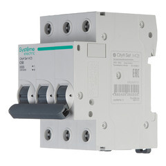 Автоматический выключатель модульный Systeme Electric City9 Set 3P 50А 4,5 кА 400 В (C9F34350) - фото 3