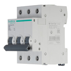 Автоматический выключатель модульный Systeme Electric City9 Set 3P 63А 4,5 кА 400 В (C9F34363) - фото 3