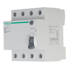 УЗО Systeme Electric City9 Set ВДТ 63А 3P+N тип AC 300 мА 6 кА (C9R66463) - фото 3