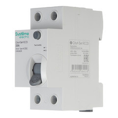 УЗО Systeme Electric City9 Set ВДТ 25А 1P+N тип AC 30 мА 6 кА (C9R36225) - фото 3