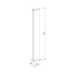 Светильник светодиодный садово-парковый Elektrostandard Flat черный 700 мм 4000К 12 Вт IP54 (a053316) - фото 8