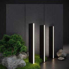 Светильник светодиодный садово-парковый Elektrostandard Flat черный 700 мм 4000К 12 Вт IP54 (a053316) - фото 3