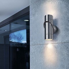 Светильник светодиодный садово-парковый настенный Elektrostandard Vortex хром 3000К 6 Вт IP54 (a038418) - фото 2