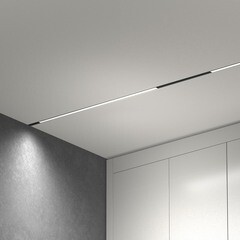 Светодиодный трековый светильник магнитный Elektrostandard Slim Magnetic 2700-6500К 30 Вт умный черный (a063541) - фото 2