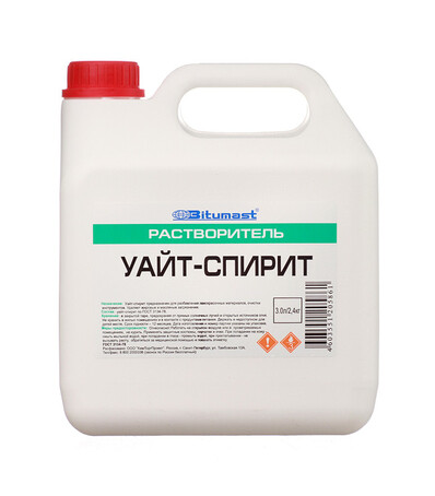 Уайт-спирит Bitumast 2,4 кг/3 л ГОСТ — купить в Москве: цены ...