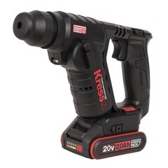 Изображение товара Перфоратор аккумуляторный Kress 20 В 1,7 Дж 2Ач Li-Ion SDS-plus 2 АКБ и ЗУ (KU380)