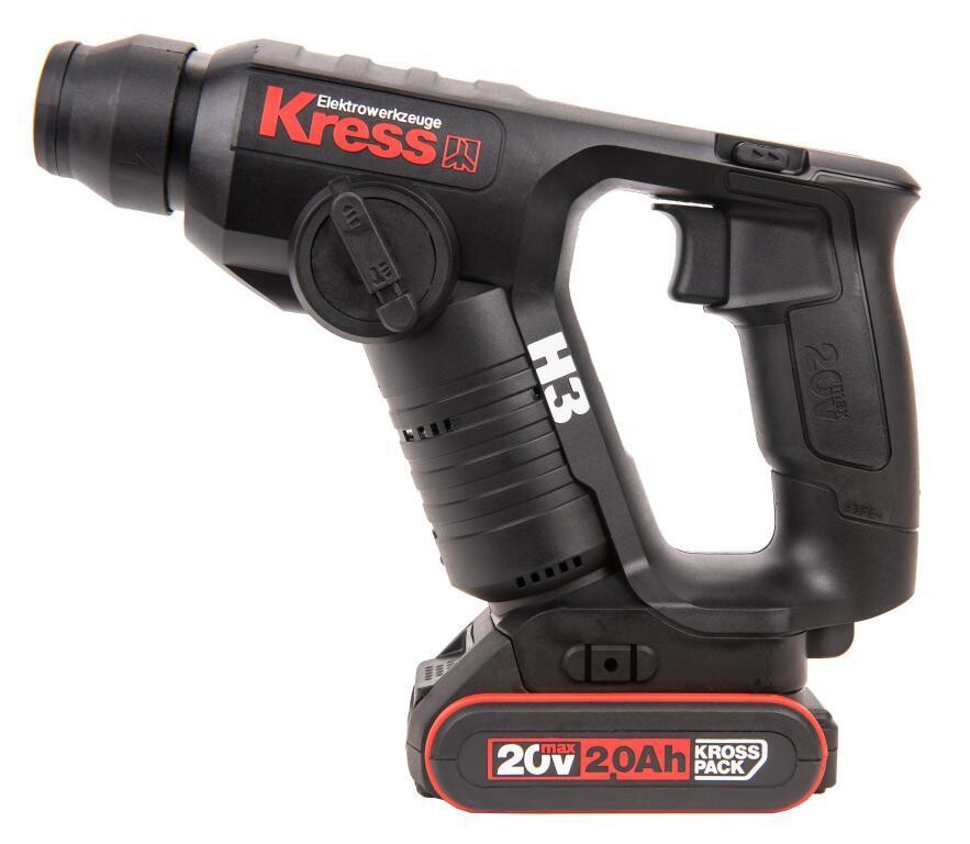 Изображение товара Аккумуляторный перфоратор Kress KU381 20В 1,5 Дж SDS-plus 2 Ач легкий