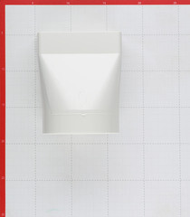 Соединитель эксцентриковый пластиковый для плоских воздуховодов 55х110 мм с круглыми d100 мм - фото 3