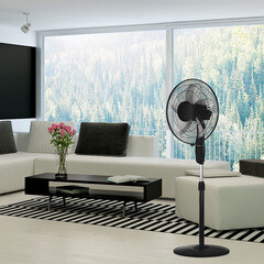 Вентилятор напольный Ballu BFF-860R 3 скорости 45 Вт с пультом - фото 4