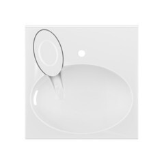 Изображение товара Раковина на стиральную машину Paola Liguria 60х60 см (00-00004475)