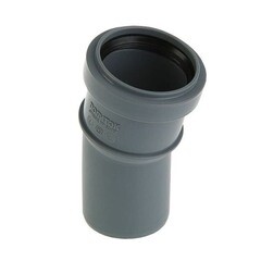 Отвод для внутренней канализации Политэк 110 x 15°