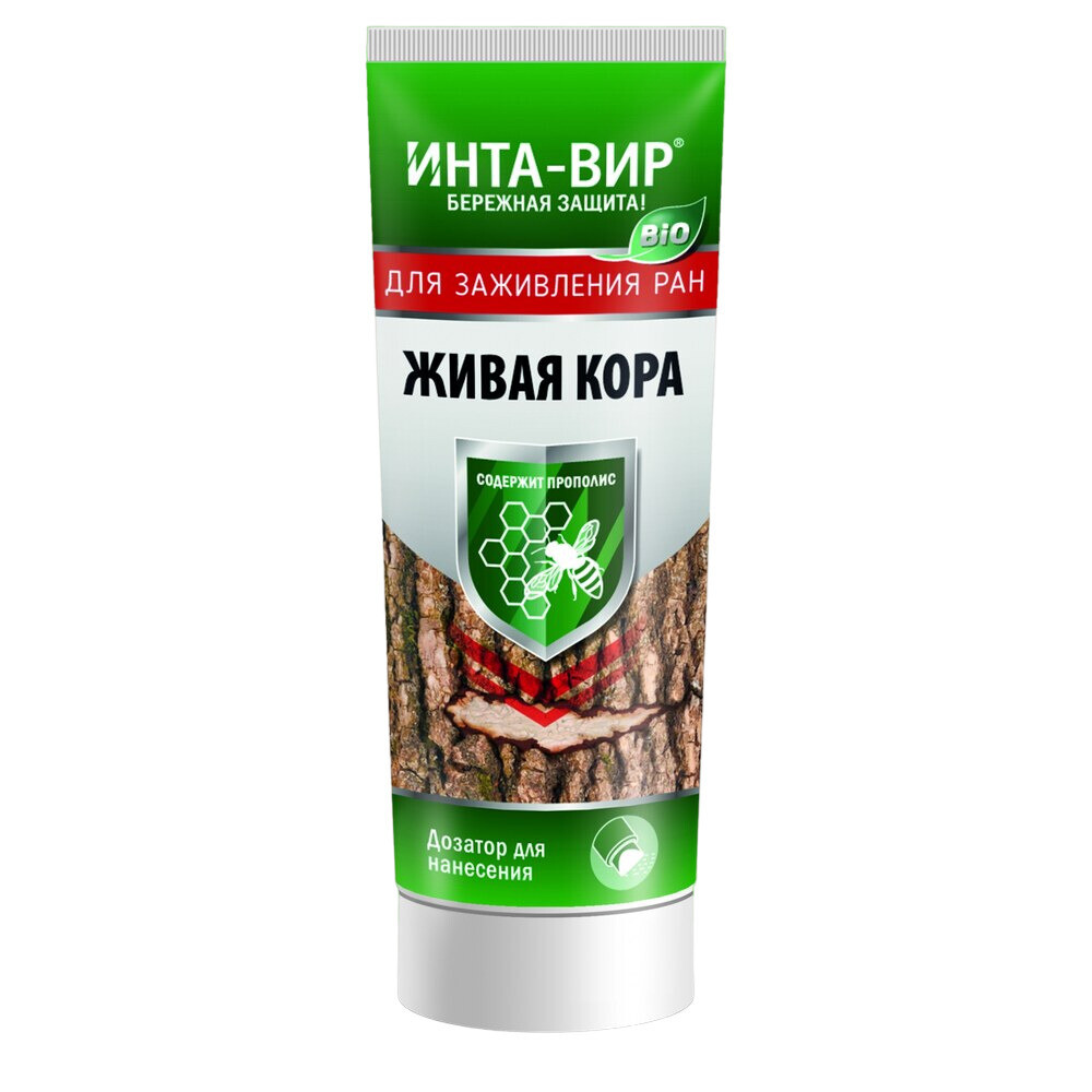 Изображение товара Средство для заживления и дезинфекции ран растений Инта-Вир Живая кора 100 г