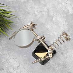 Держатель Rexant Третья рука с лупой х2.5 (12-0252) - фото 13