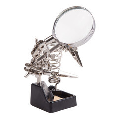 Держатель Rexant Третья рука с лупой х2.5 (12-0252) - фото 11